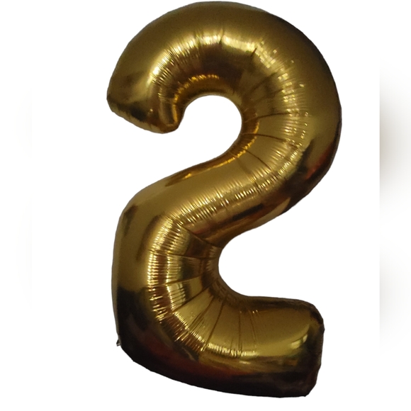 16” 40" Large Foil Balloon Celebration Party 2 Years Birthday Rainbow 4 PCs - Picture 3 of 8